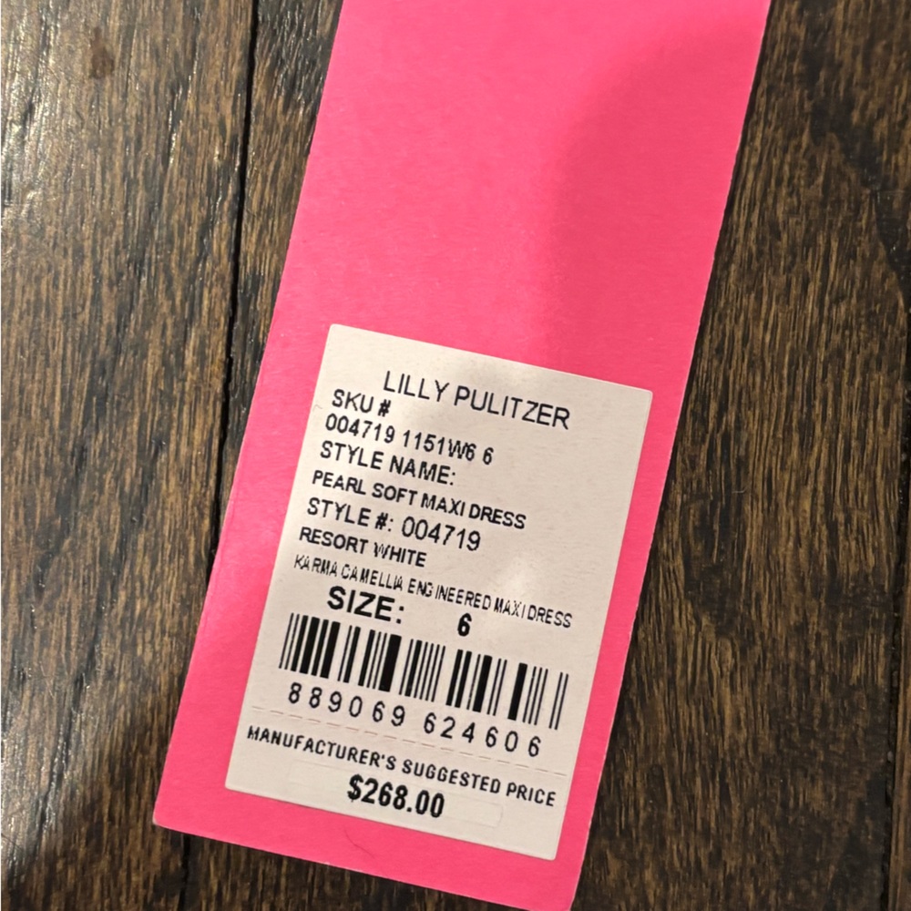 NWT ✨ Lilly Pulitzer Pearl Soft Maxi dress women’s size 6 - Picture 8 of 10